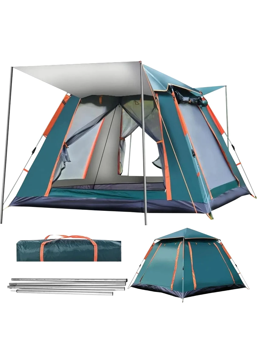 6 Kişilik Tam Otomatik Tenteli Kamp Çadırı